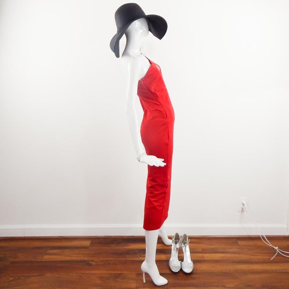 One sleeve Mesh Paneled Scarlet Red New - Picture 8 of 14